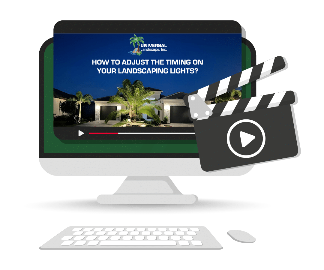 Landscape Design Videos - Computer displaying a video